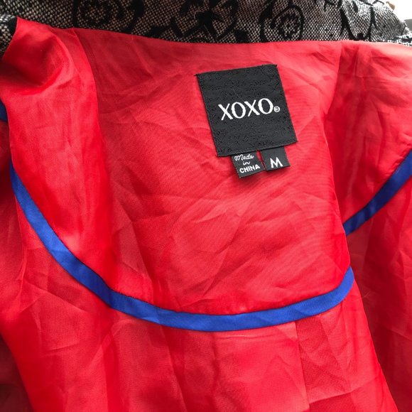 XOXO True Vintage Goth Victorian TopCoat Velvet Damask Y2K - Picture 14 of 14